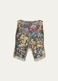 Kobi HalperinHazel Tapestry Beaded Vest