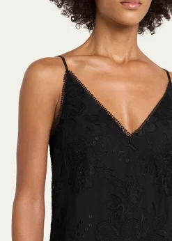 Kobi HalperinRobbie Embroidered Lace-Trim Maxi Dress