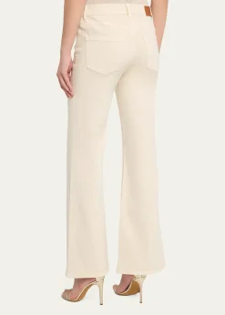 Kobi HalperinRosie Flare-Leg Stretch Cotton Pants