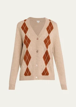 KuleArgyle V-Neck Cardigan