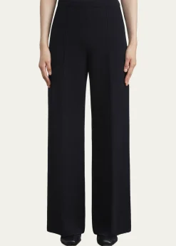 Lafayette 148 New YorkCashmere Double-Knit Pull-On Pants