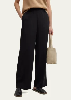 Lafayette 148 New YorkPerry Wide-Leg Stretch Silk Pants