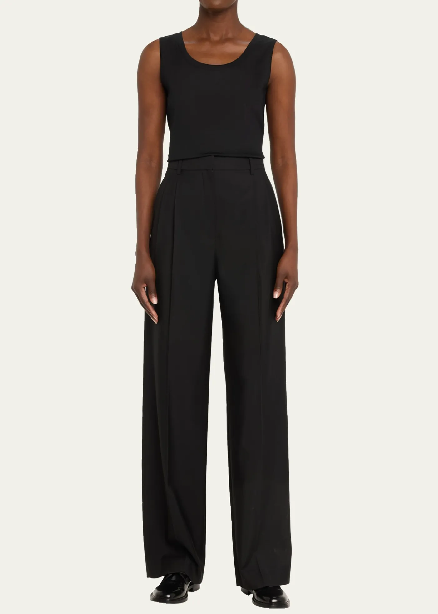 Lafayette 148 New YorkStretch Cotton Scoop Neck Tank