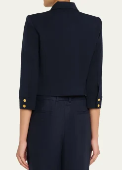 L'AgenceKumi Cropped Fitted Jacket