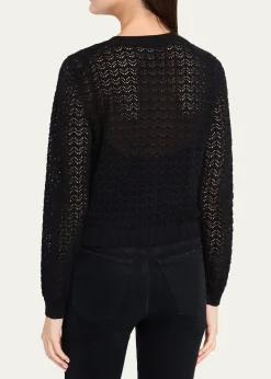 L'AgenceOrla Pointelle Knit Cardigan