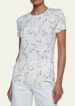 L'AgenceRessi Short-Sleeve Chain Tee
