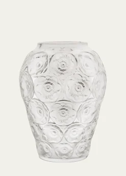 LaliqueAnemones Medium Vase, 13"