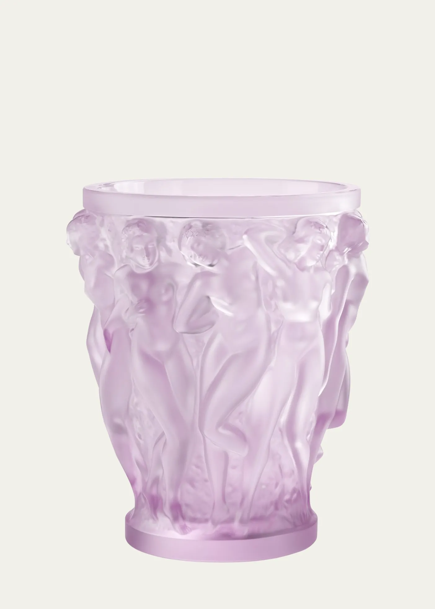 LaliqueBacchantes Pink Luster Vase