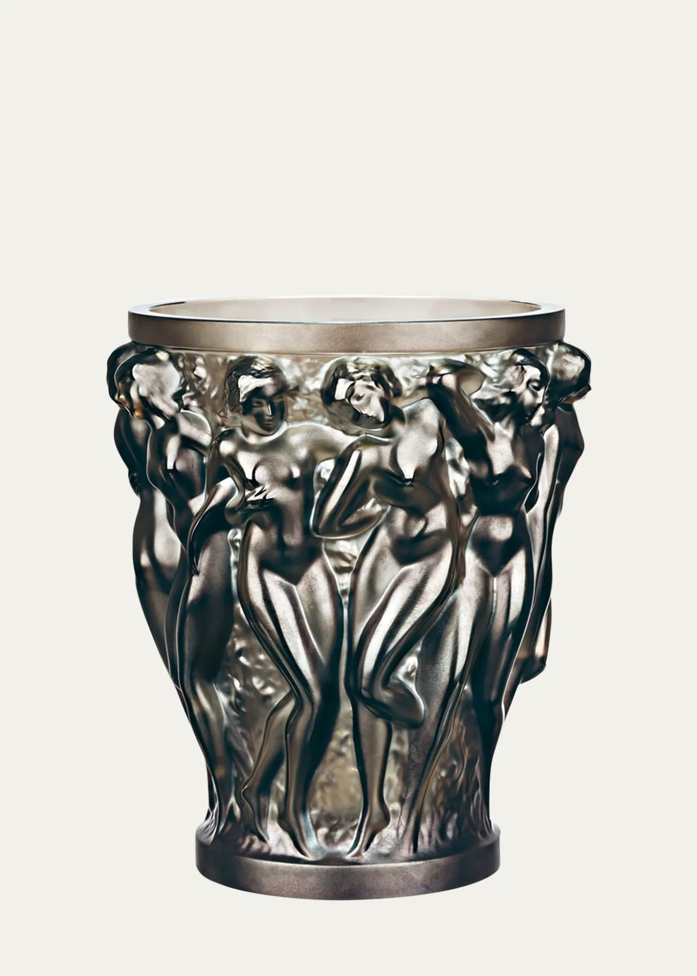 LaliqueBacchantes Small Bronze Vase