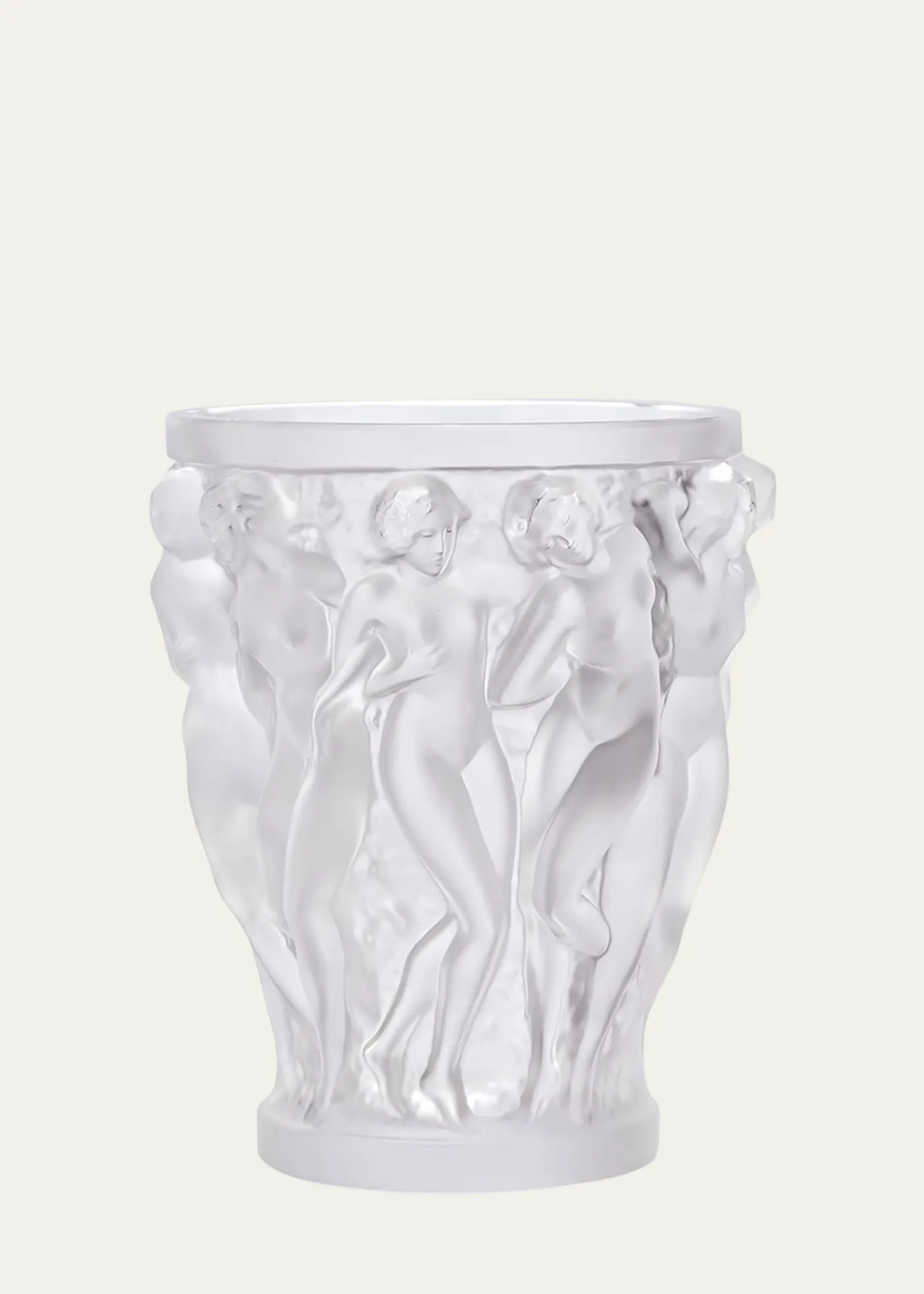 LaliqueBacchantes Small Clear Vase