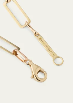 Lana14K Yellow Gold Paperclip Chain Bracelet