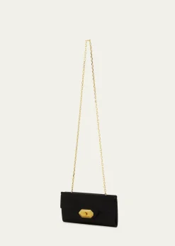 LanvinSilk Flap Evening Clutch