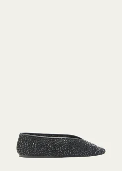 Le Monde BerylLuna Crystal Mesh Ballerina Flats