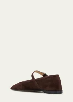 Le Monde BerylSuede Mary Jane Ballerina Flats