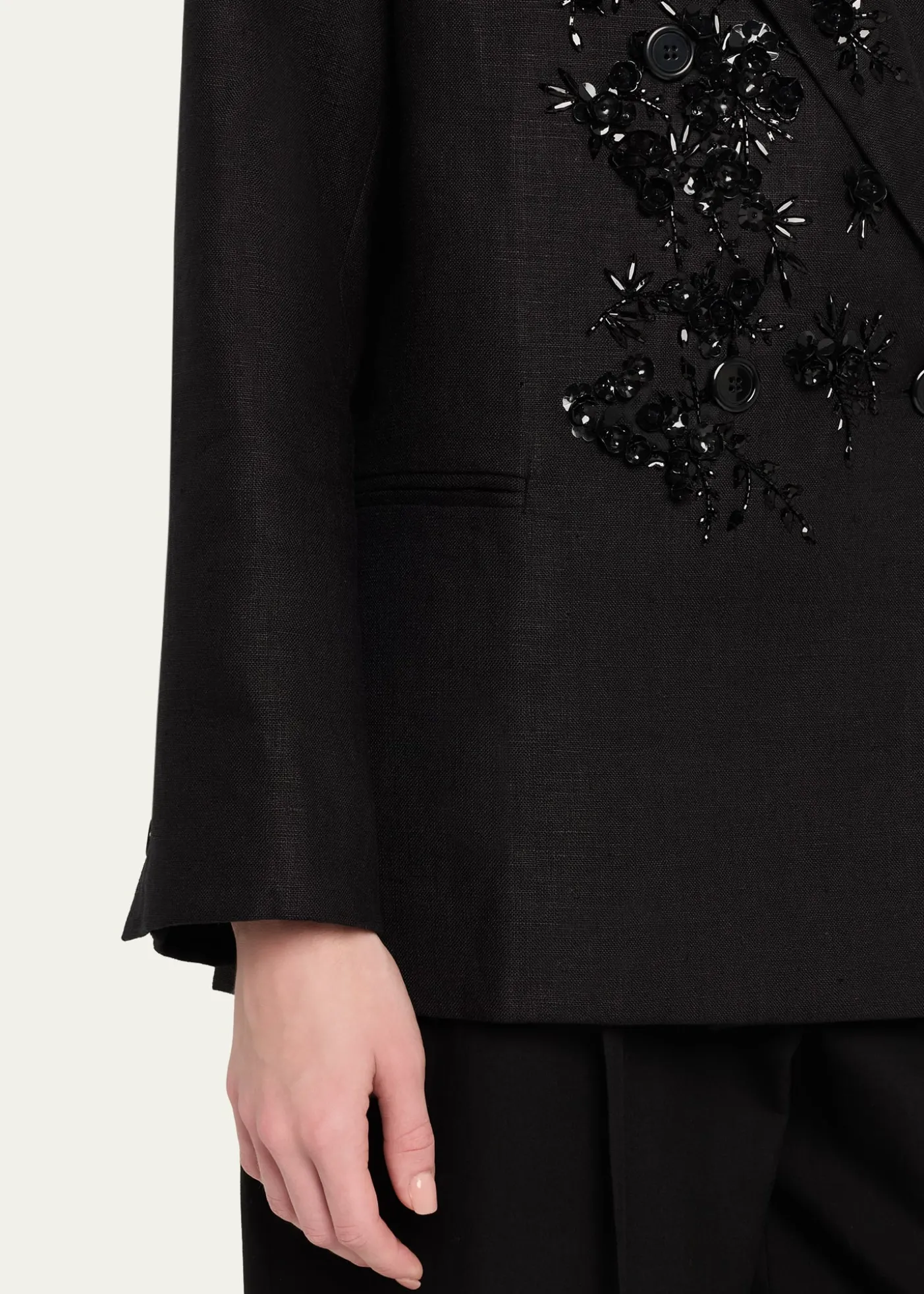 LibertineAntibes Night Embellished Double-Breasted Jacket