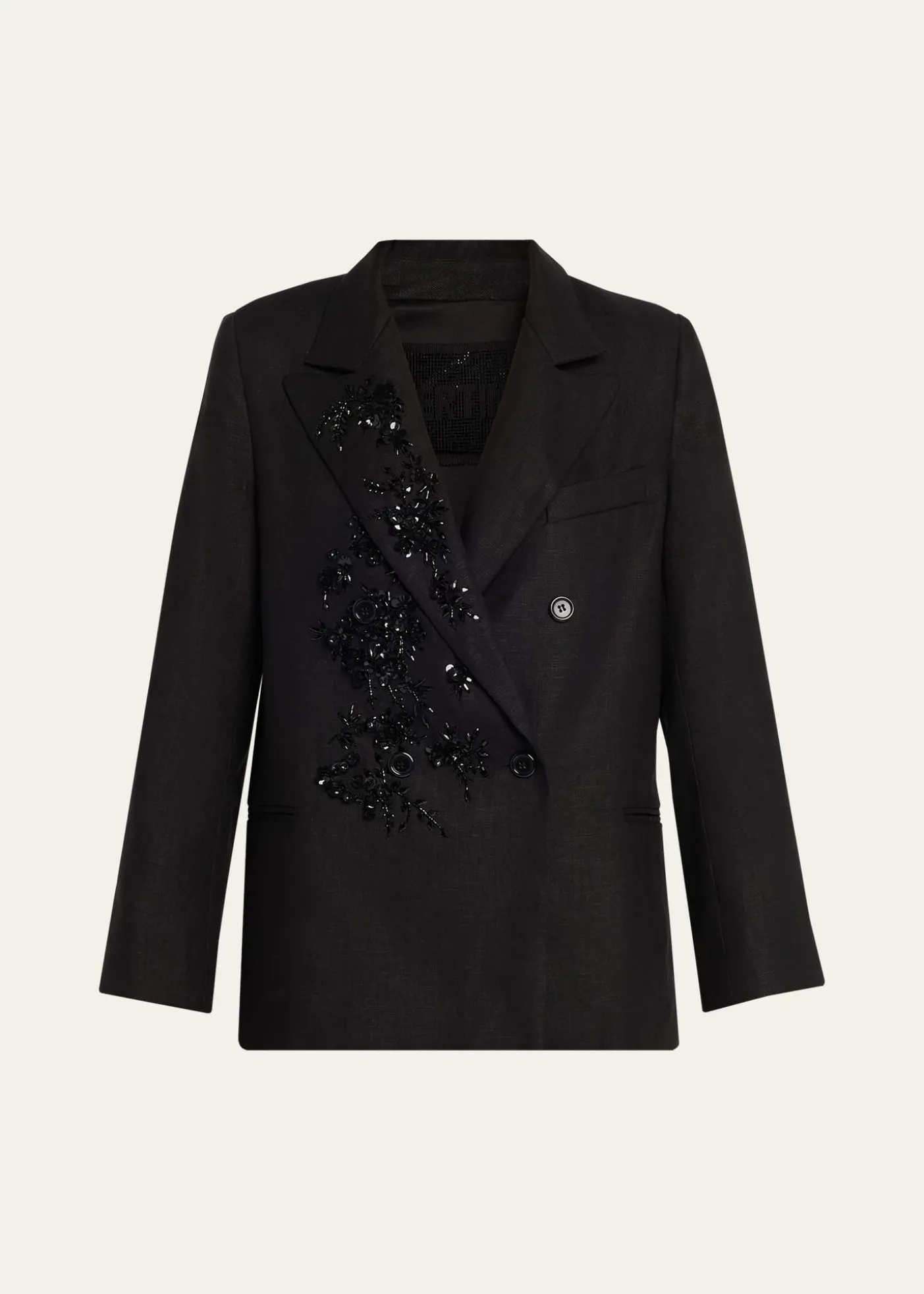 LibertineAntibes Night Embellished Double-Breasted Jacket