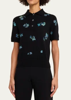 LibertineBluebell Lane Cashmere Polo Sweater