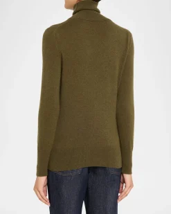 LibertineFlorecita Embellished Cashmere Turtleneck Sweater