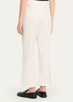 LibertineGraphic Patches Kickflare-leg Ankle Jeans