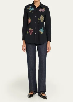 LibertinePrimrose Embellished New Classic Shirt