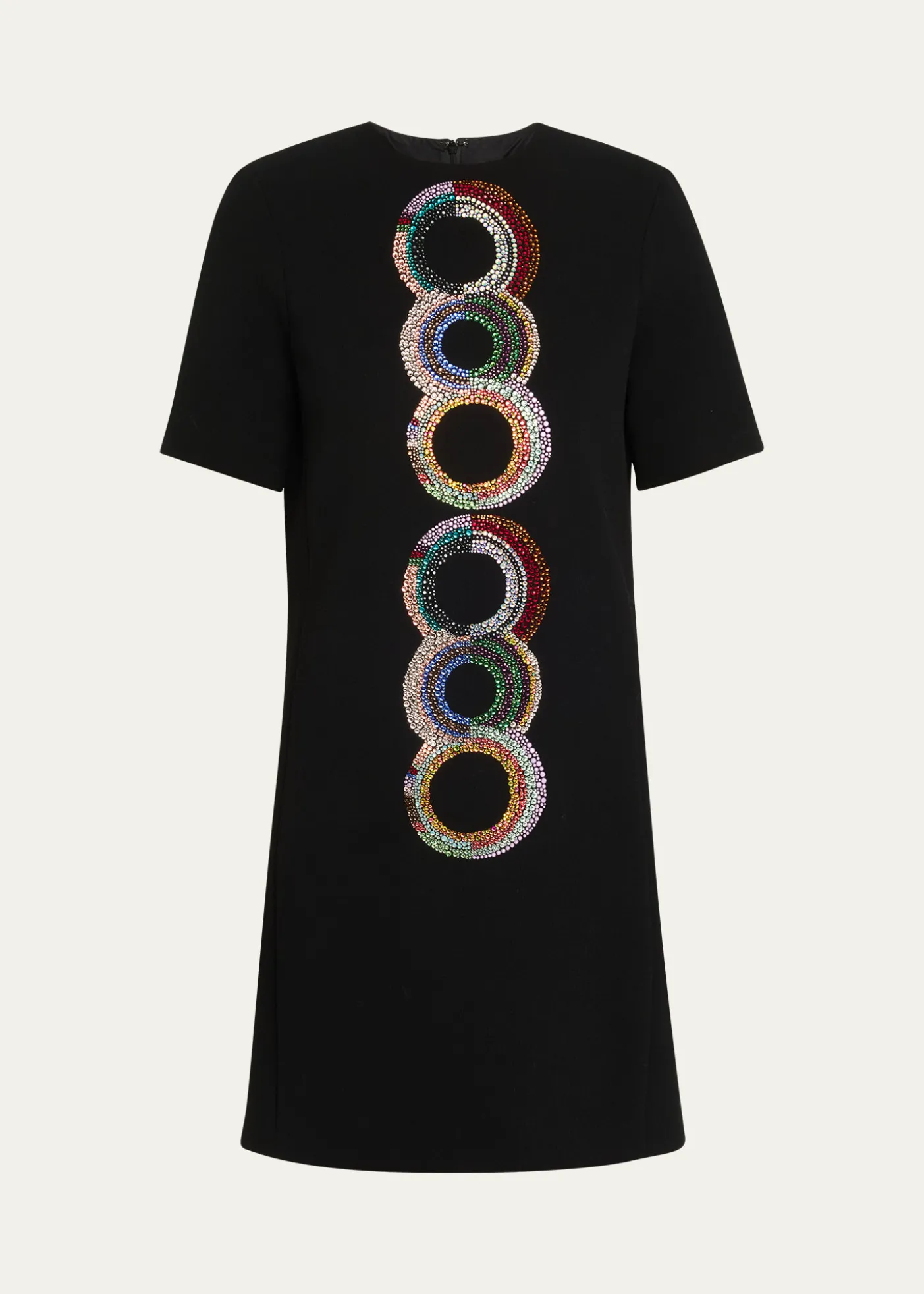 LibertineSonia Crystal Short-Sleeve Shift Dress