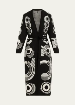 LibertineSonia Long Belted Cashmere Cardigan