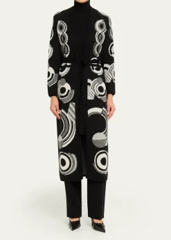 LibertineSonia Long Belted Cashmere Cardigan