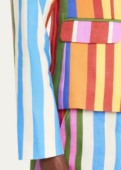 LibertineTangier Stripe Linen Classic Jacket