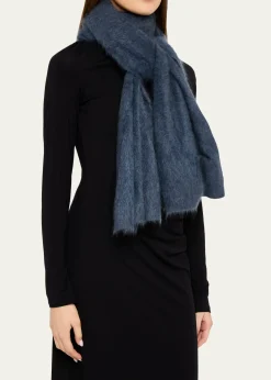 Lisa YangBrushed Cashmere and Silk Scarf