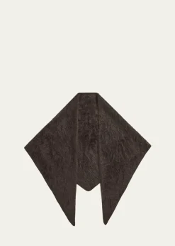 Lisa YangBrushed Cashmere Bandana Scarf