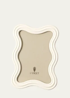 L'ObjetRipple Enamel Photo Frame, 4" x 6"