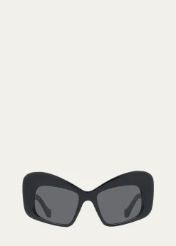 LoeweAnagram Acetate Butterfly Sunglasses