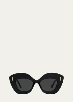 LoeweAnagram Acetate Butterfly Sunglasses
