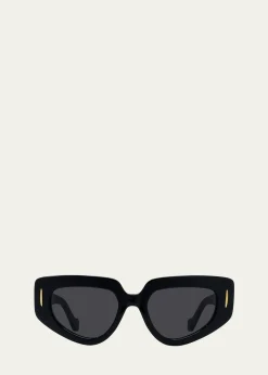 LoeweAnagram Geometric Acetate Sunglasses