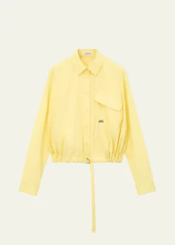 LoeweBelted Balloon Button-Down Shirt