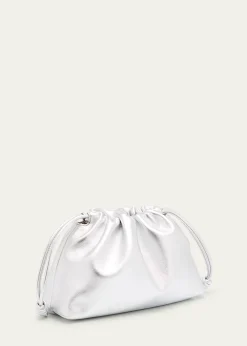 LoeweFlamenco Metallic Leather Shoulder Bag