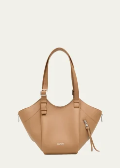 LoeweHammock Flip Convertible Leather Shoulder Bag