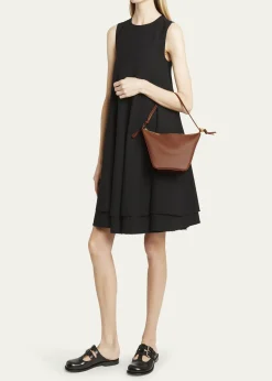 LoeweHammock Hobo Bag in Leather