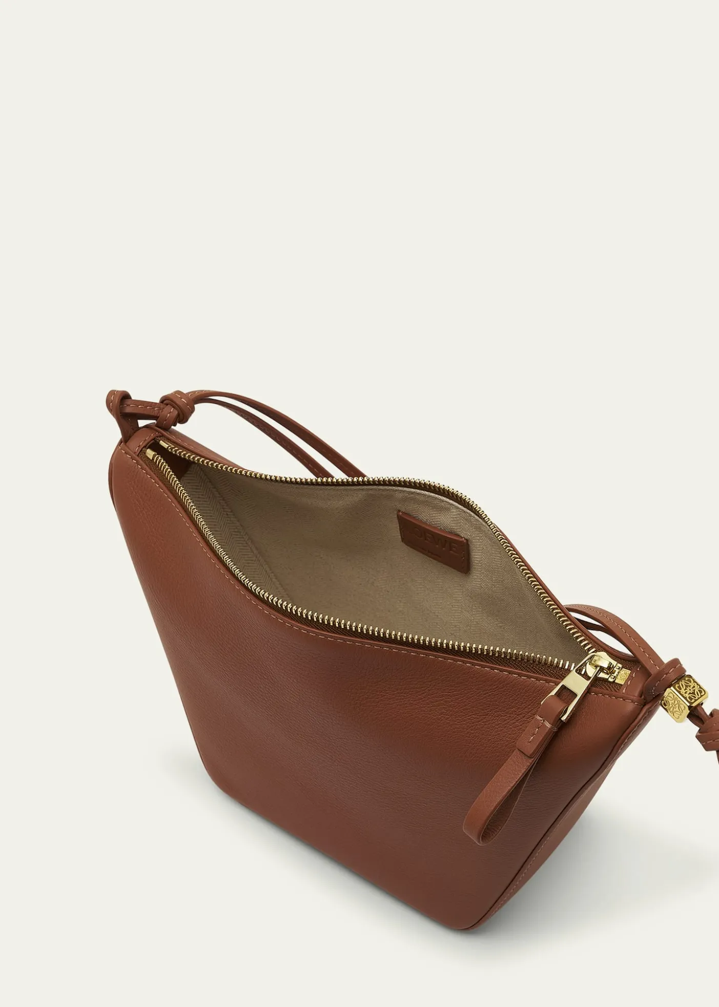 LoeweHammock Hobo Bag in Leather