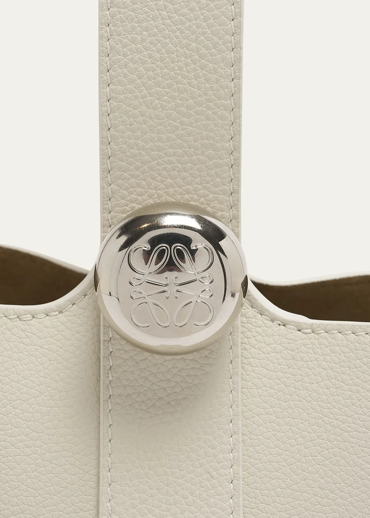 LoeweMini Pebble Leather Bucket Bag