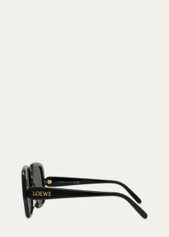 LoeweOversized Acetate Square Sunglasses