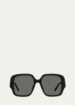 LoeweOversized Acetate Square Sunglasses