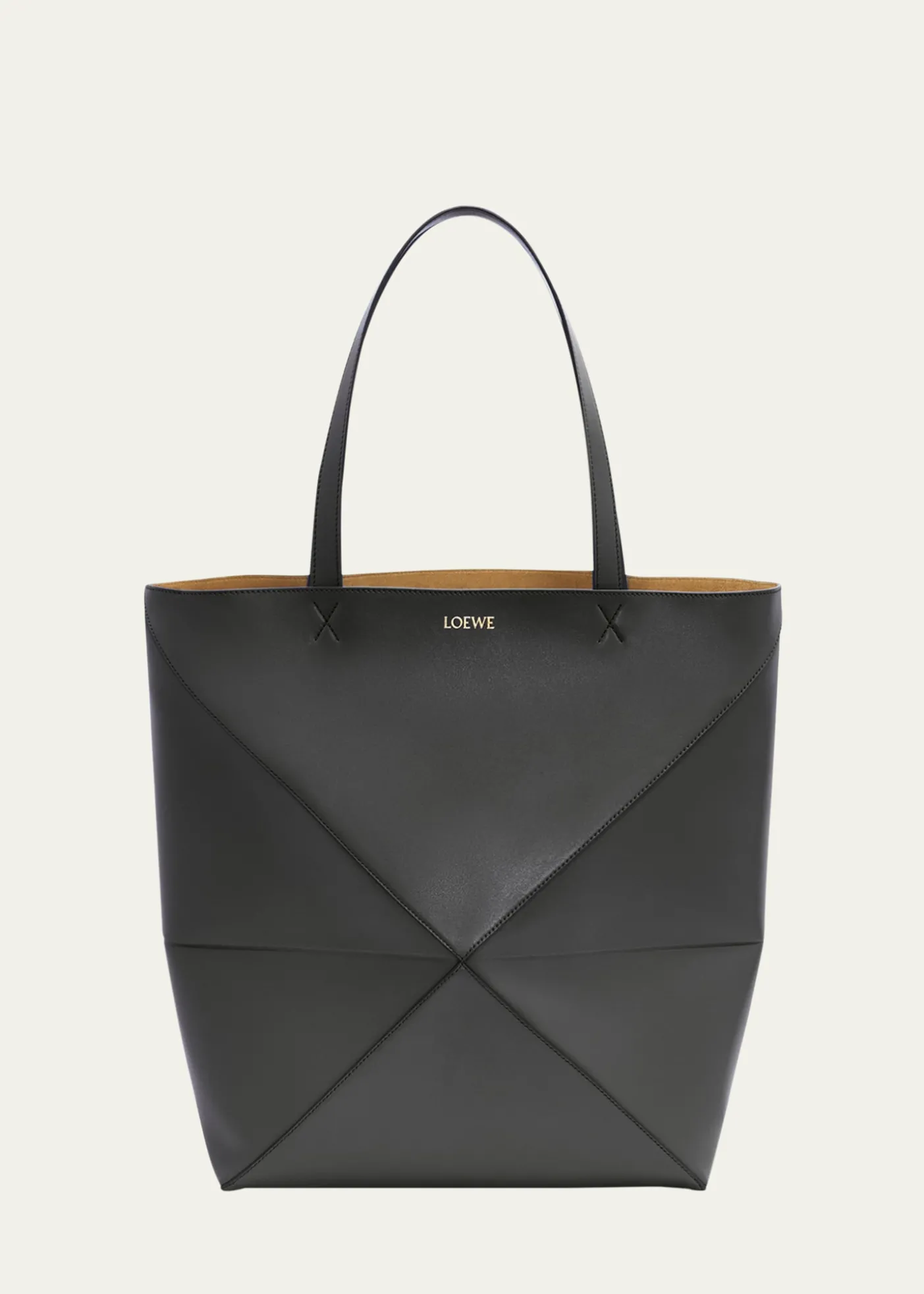LoewePuzzle Fold Large Tote Bag in Shiny Leather