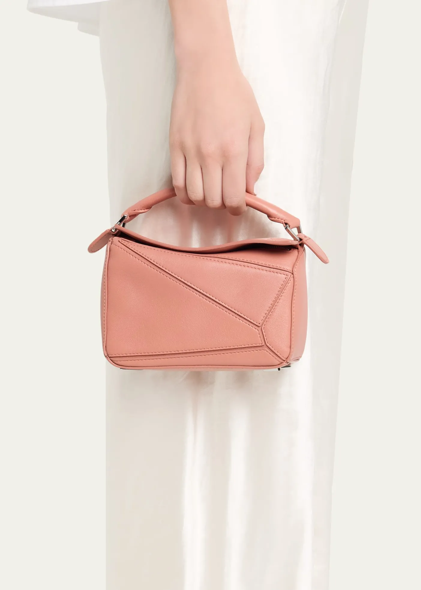 LoewePuzzle Mini Top-Handle Bag in Nappa Leather