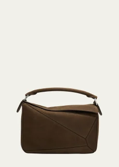 LoewePuzzle Small Top-Handle Bag in Smooth Leather