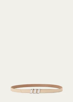 LoeweReversible Coil Belt in Smooth Calfskin