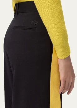 LoeweSide-Stripe Relaxed-Leg Trousers