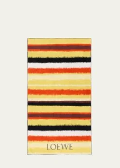 LoeweStriped Terrycloth Bath Sheet