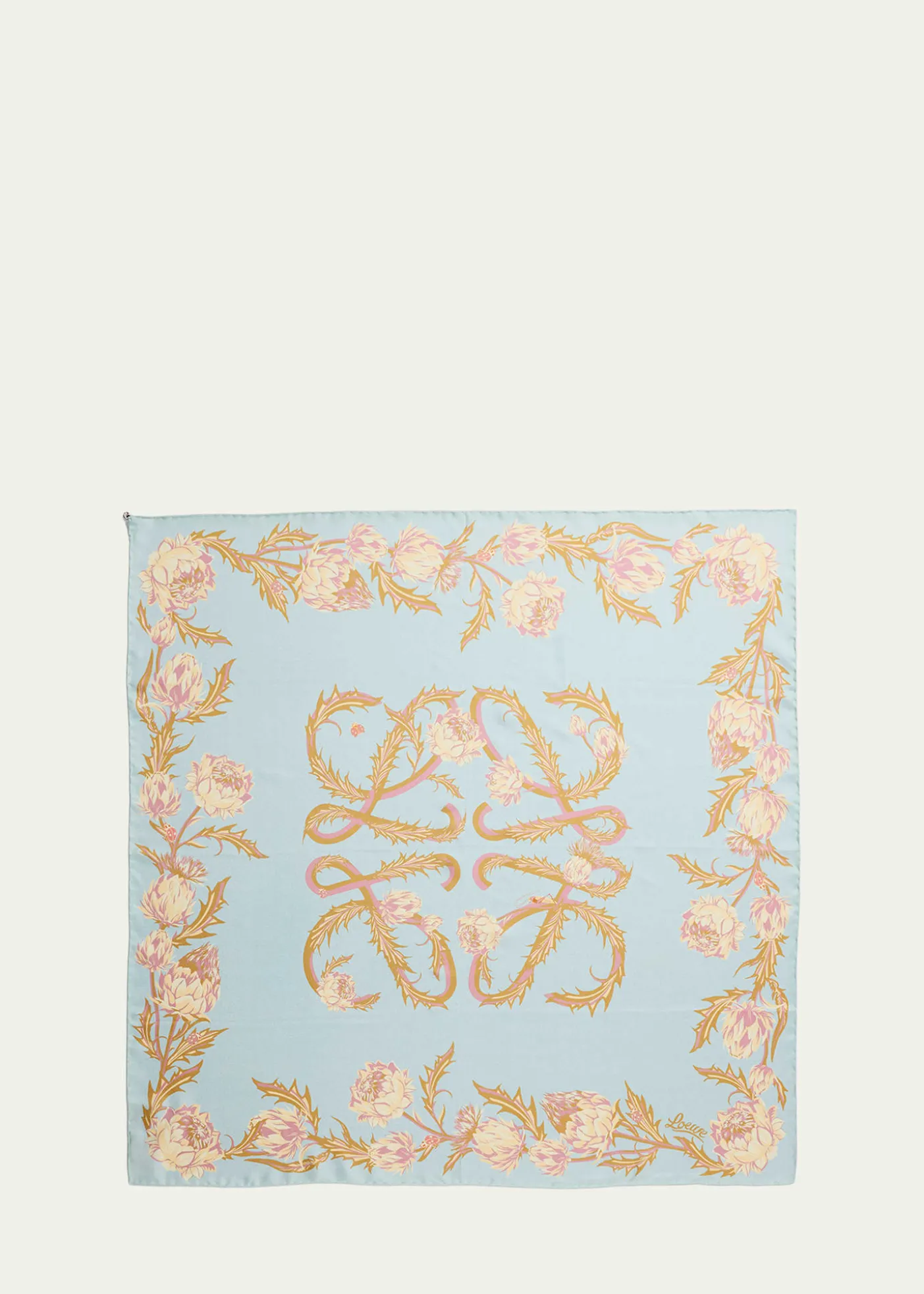 Loewex Paula's Ibiza Anagram Cotton Scarf