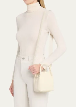 Loro PianaBale Micro Grain Leather Crossbody Bag